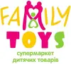 Логотип компанії Супермаркет дитячих товарів "Family Toys"