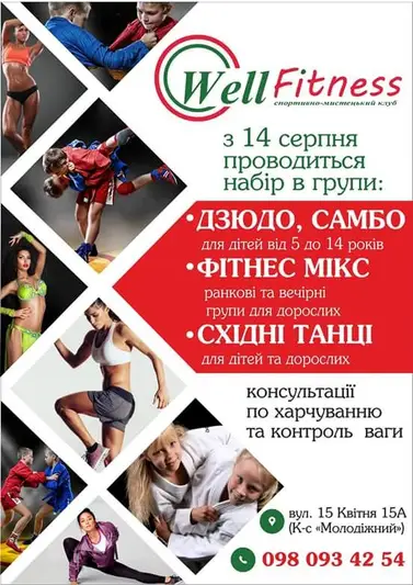 Фото компанії Спортивно-мистецький клуб "WellFitness"