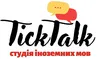 Логотип компанії Студія іноземних мов "TickTalk"