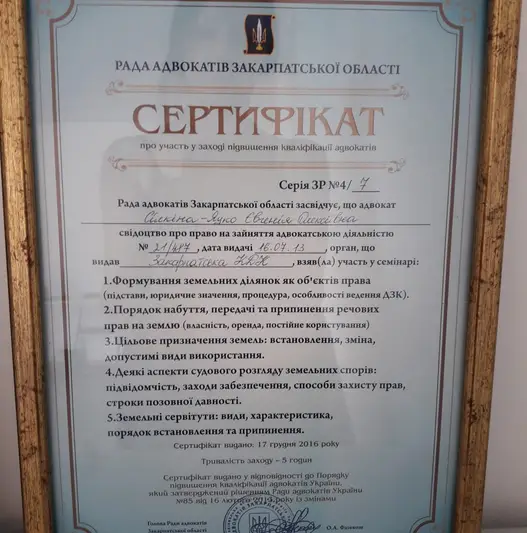Фото компанії Адвокат "Учарова Євгенія Олексіївна"