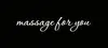 Логотип компанії Massage for you