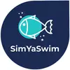 Логотип компанії Школа раннього плавання "SimYaSwim"