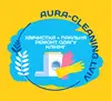 Логотип компанії Хімчистка, пральня "Aura"