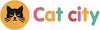 Логотип компанії Зооготель для котів "Cat city"