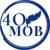 Логотип компанії Бюро перекладів "40 мов"