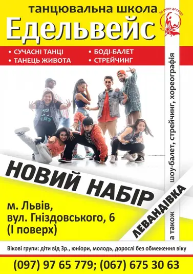 Фото компанії Школа танцю "Едельвейс"