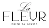 Логотип компанії Крамниця квітів та декору "La FLEUR"
