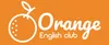 Логотип компанії Курси англійської мови "Orange English Club"