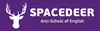 Логотип компанії АнтиШкола англійської "Space Deer"