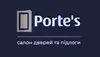 Логотип компанії Салон дверей та підлоги "Porte's"